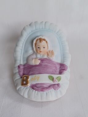 Enesco Growing Up Birthday Girls "Baby" Porcelain Figurine